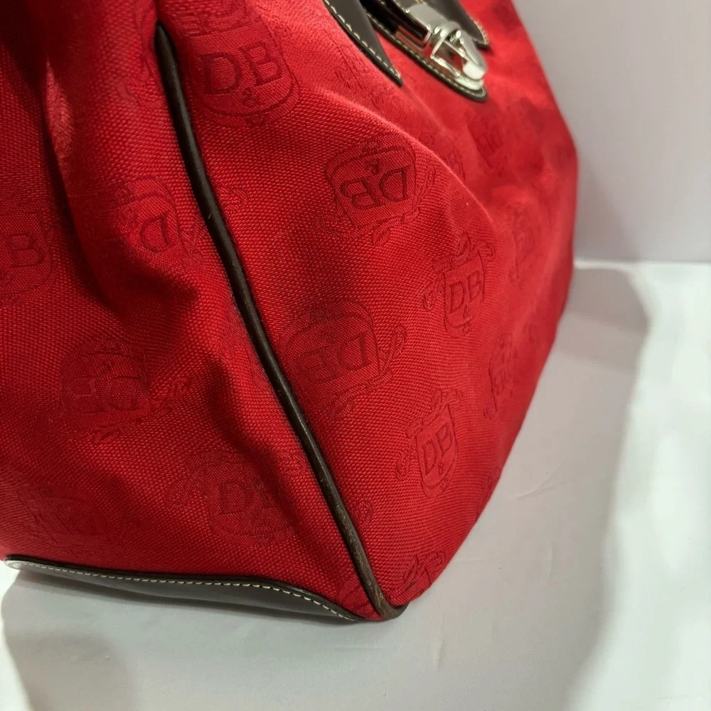 Dooney & Bourke Red and Brown Purse - Picture 7 of 8